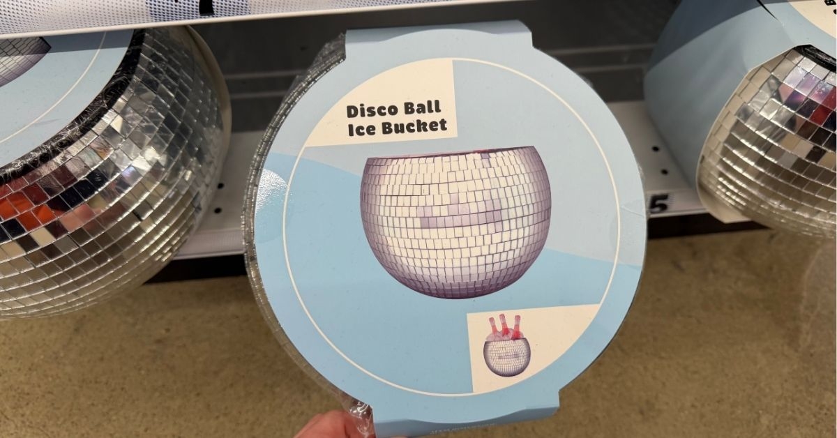 disco ball ice bucket