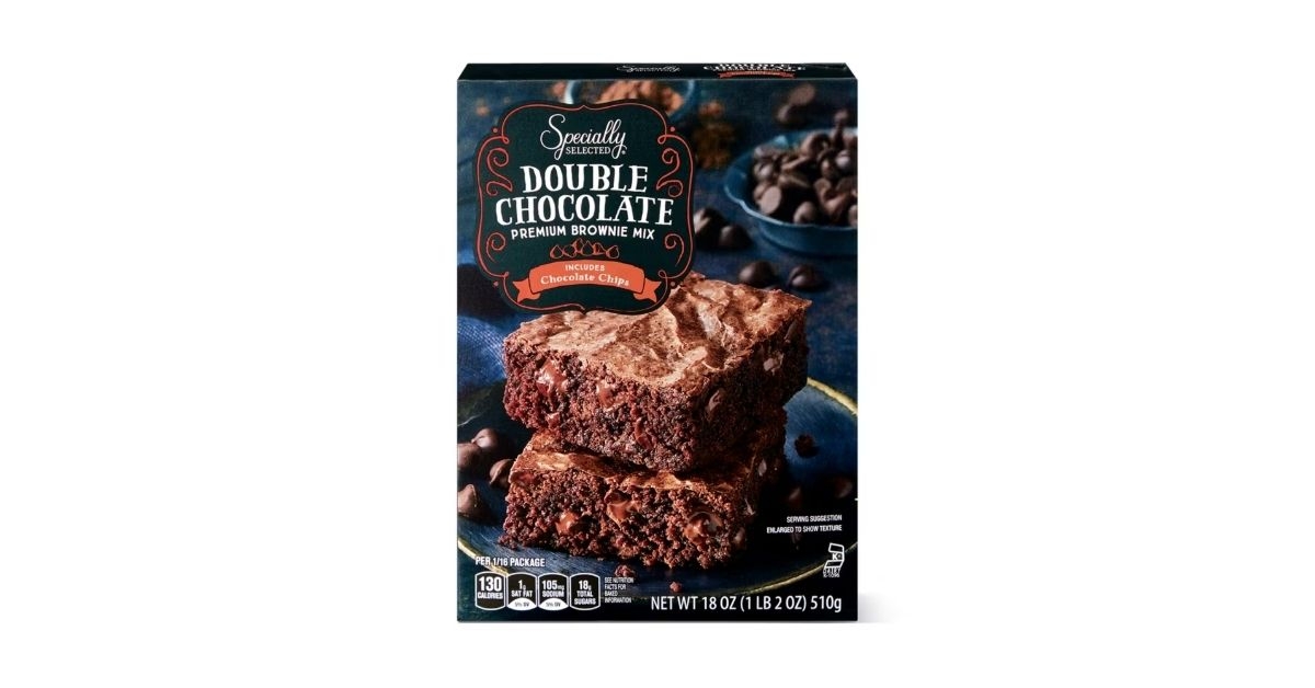 Double chocolate brownie mix