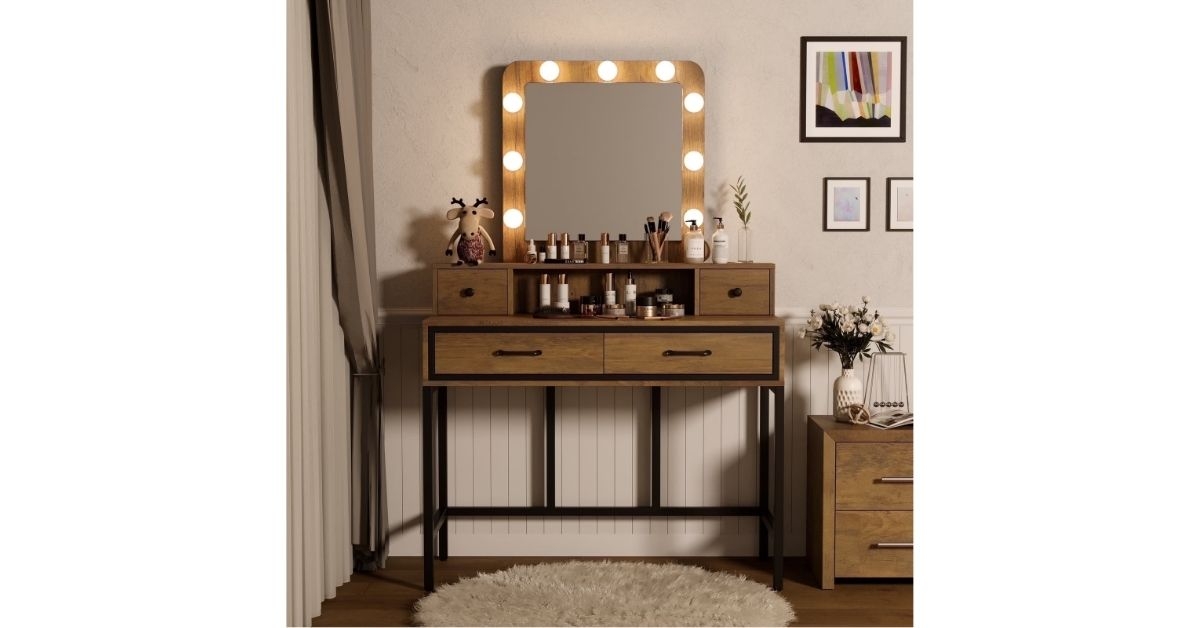 may in color vanity table