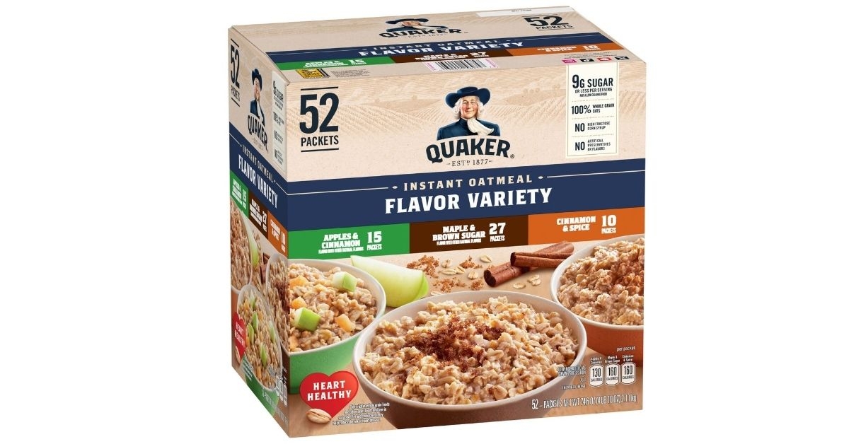 quaker instant oatmeal