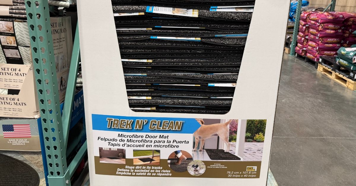 trek n clean door mat