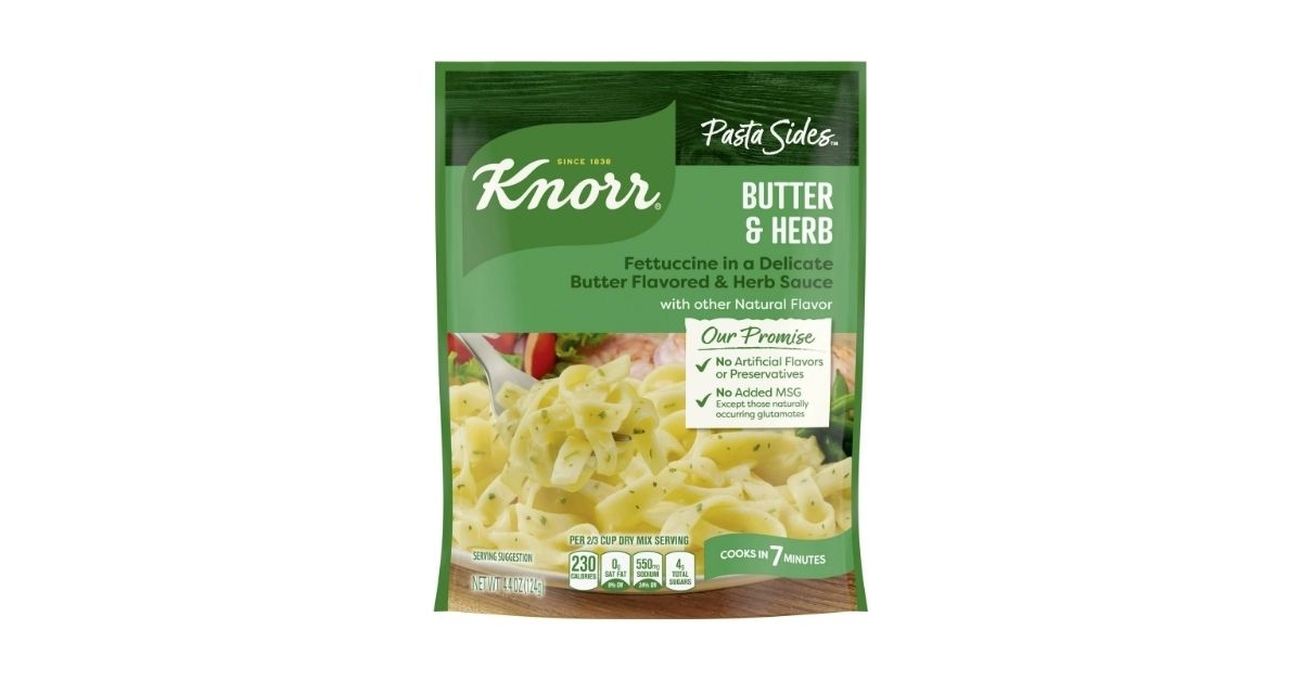 knorr pasta sides