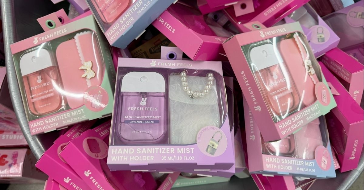 hand sanitizer with holder