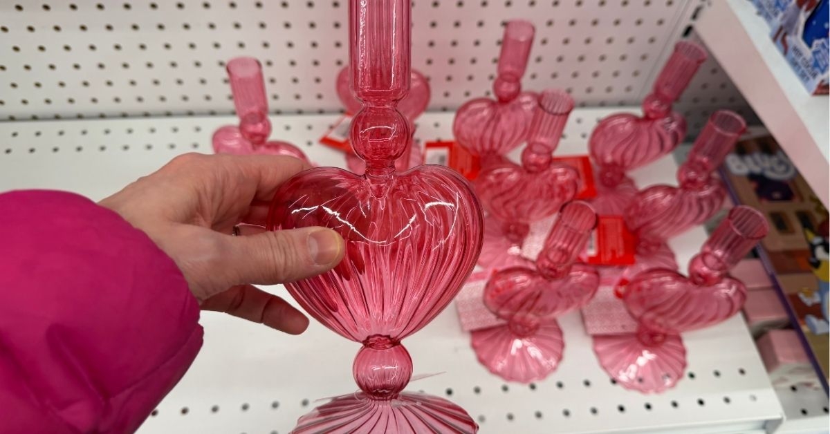 heart candle holder