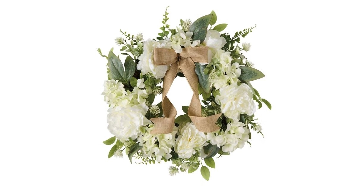 house floral wreath