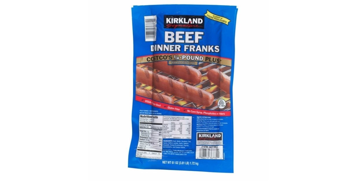 kirkland signature beef dinner franks