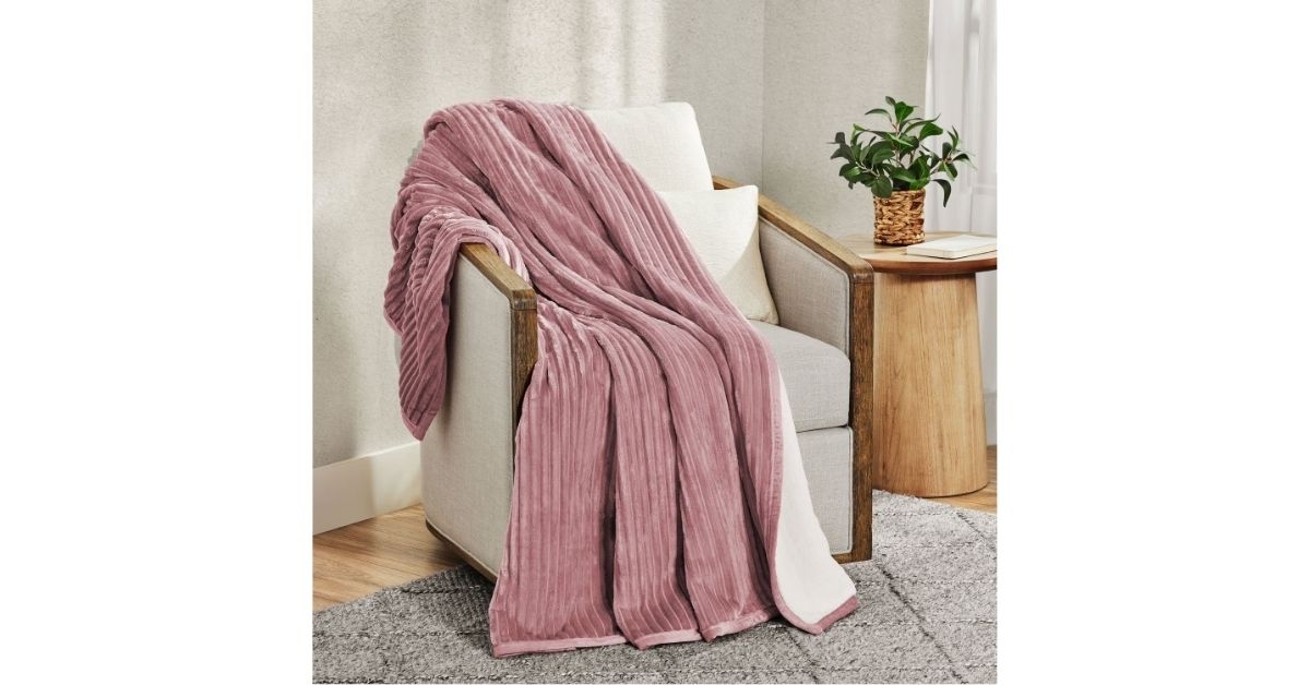 members mark ribbed throw