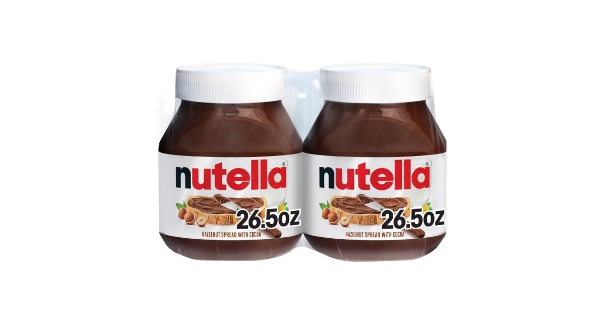 nutella hazelnut spread with cocoa