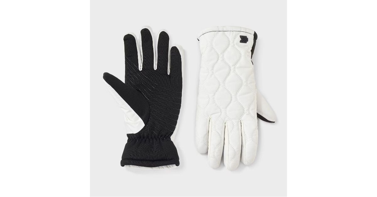 quilted puffer glove