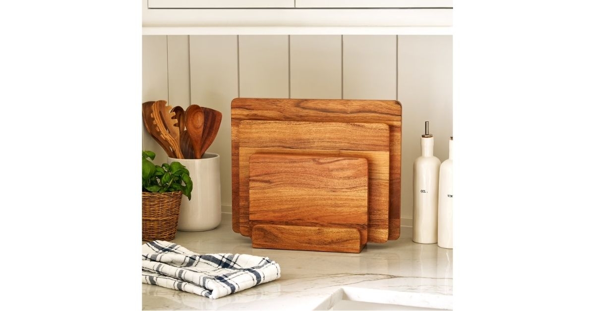 wood cutting board set