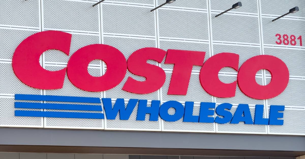 Costco warehouse storefront sign on the building exterior