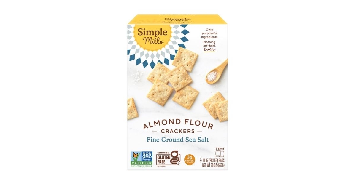 simple mills almond flour sea salt crackers