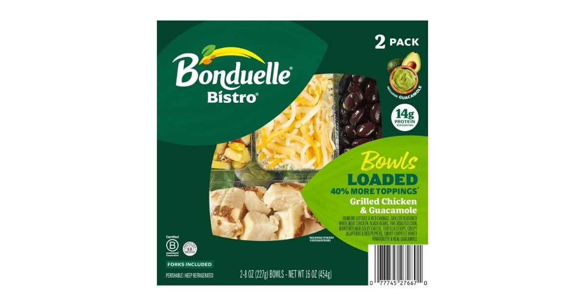 loaded chicken guacamole bowl 