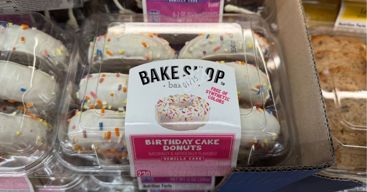 birthday cake donuts