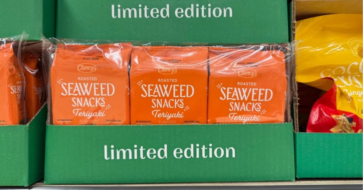 roasted teriyaki seaweed snacks