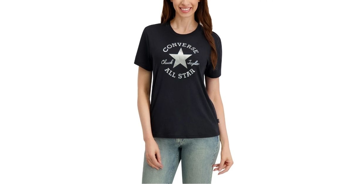 converse womens logo tee