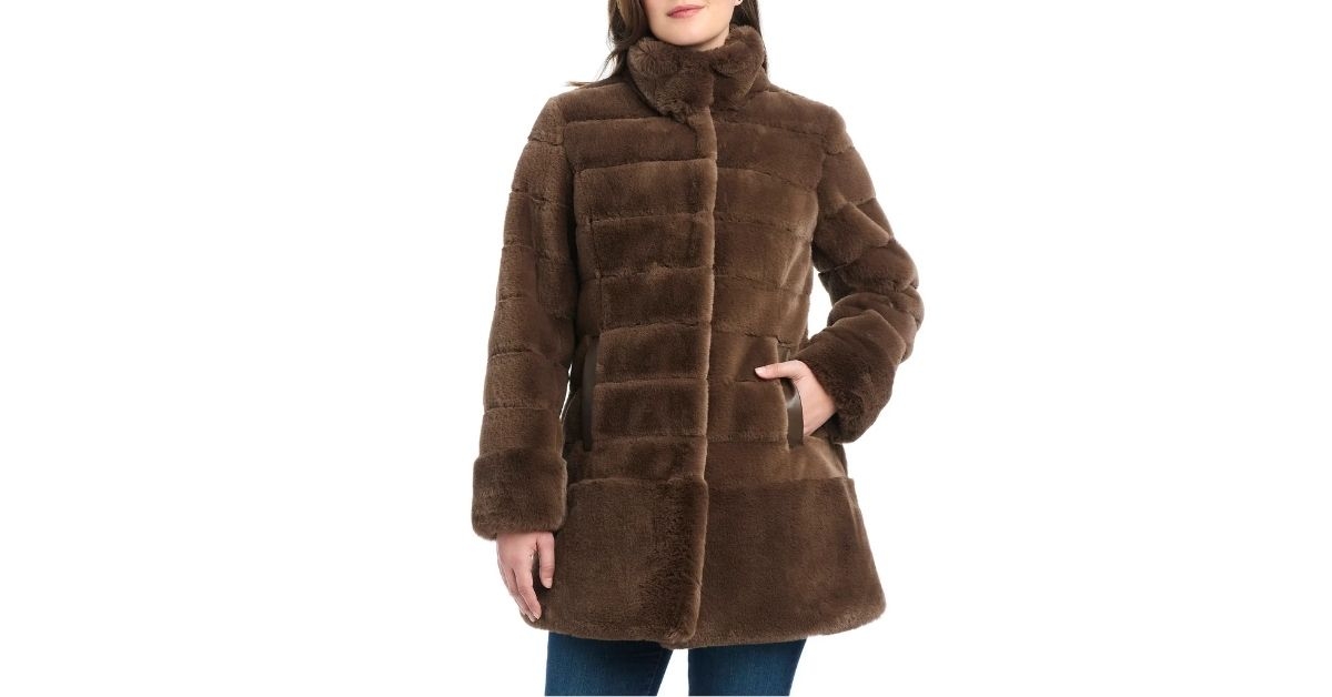 new york womens faux fur jacket