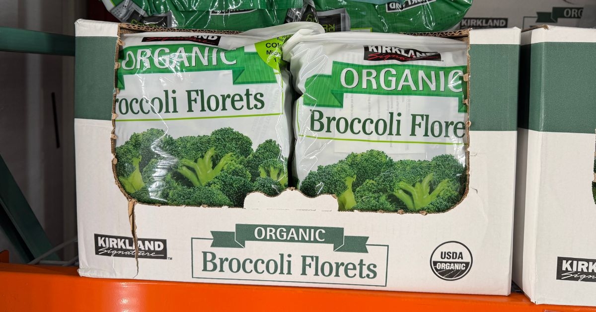 organic broccoli florets