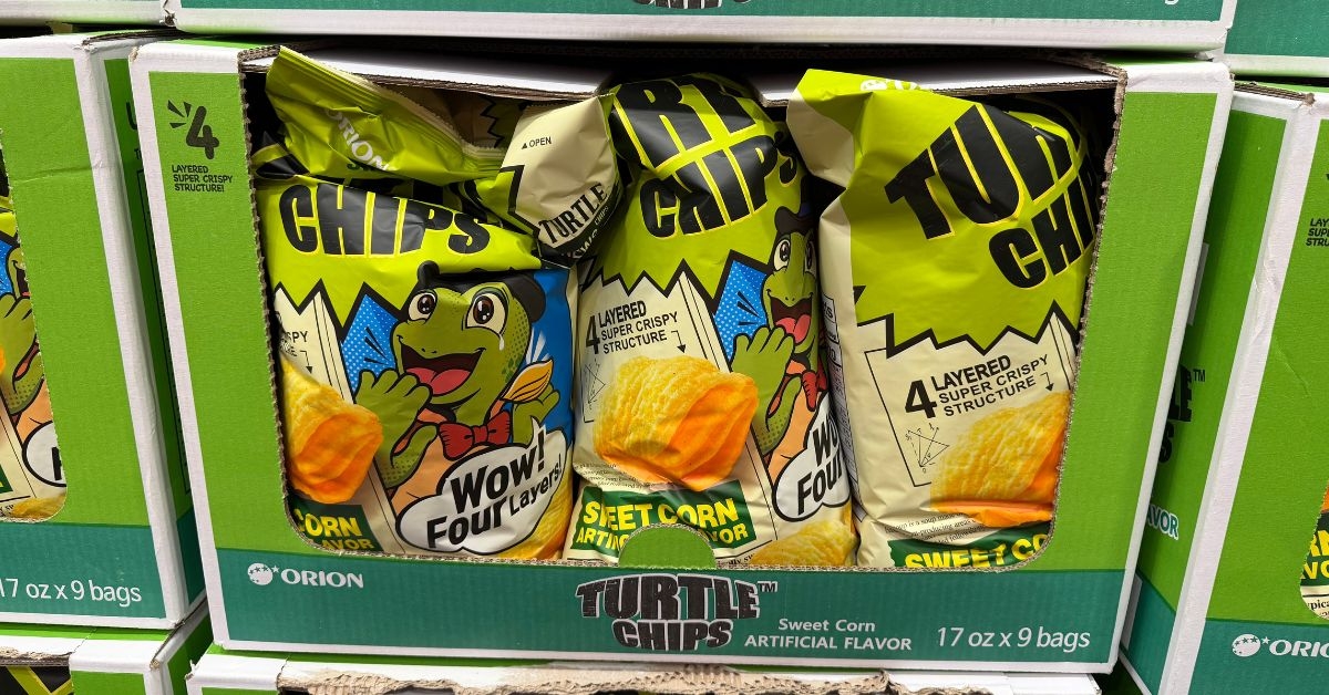 orion turtle chips sweet corn flavor
