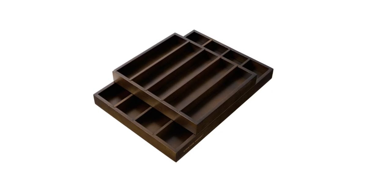kirkton house bamboo drawer organizer