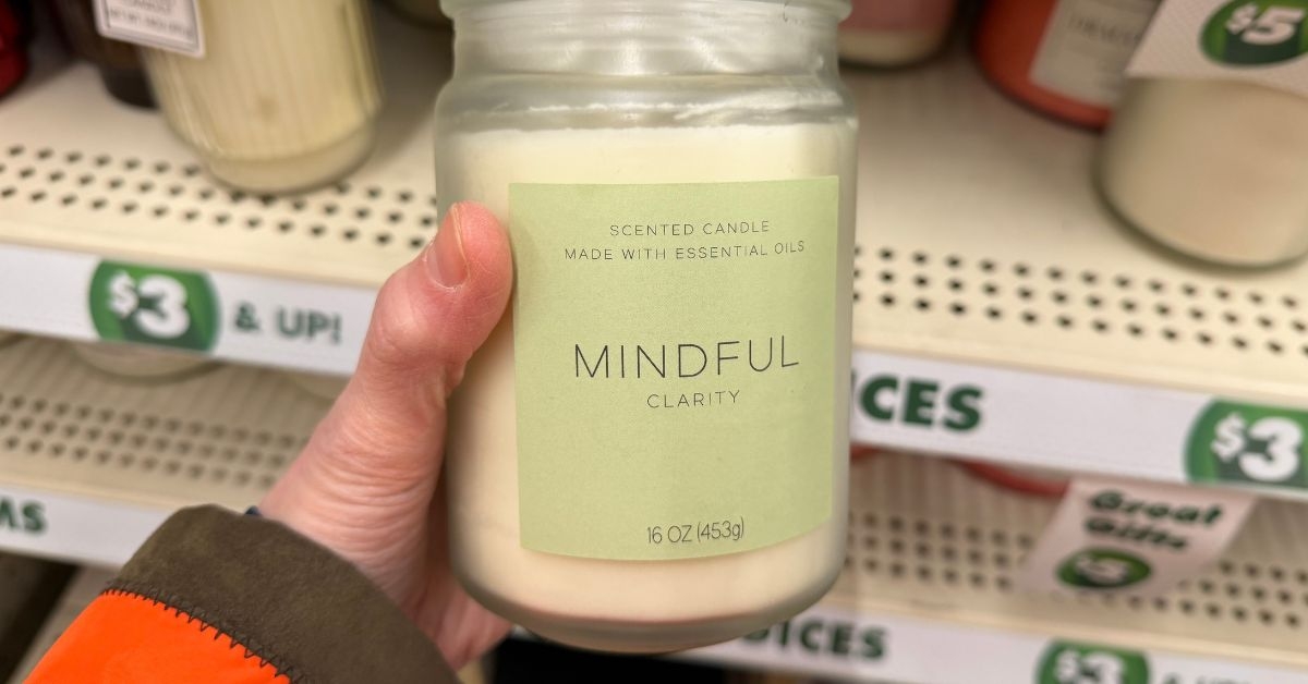 mindful clarity scented candle