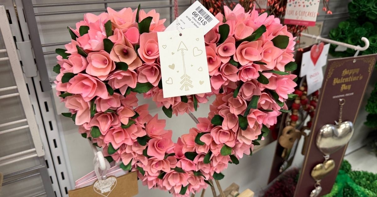 homegoods heart wreath