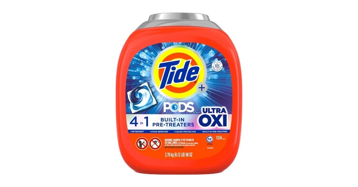 tide pods with ultra-oxy