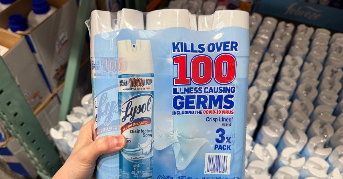 lysol disinfecting spray