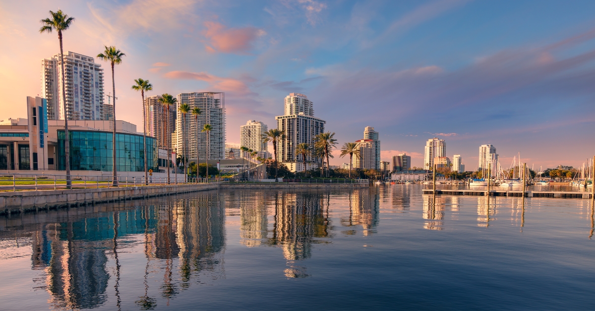 Cityscape image of St. Petersburg, Florida