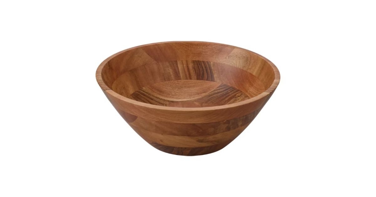 acacia wood bowl