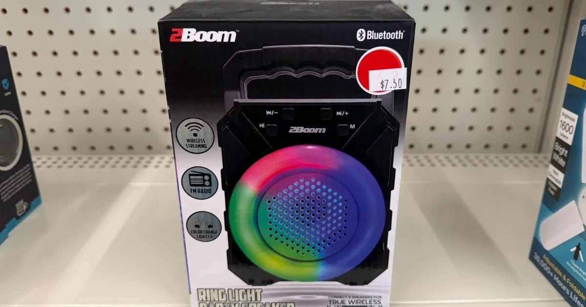 bluetooth ring light party speaker