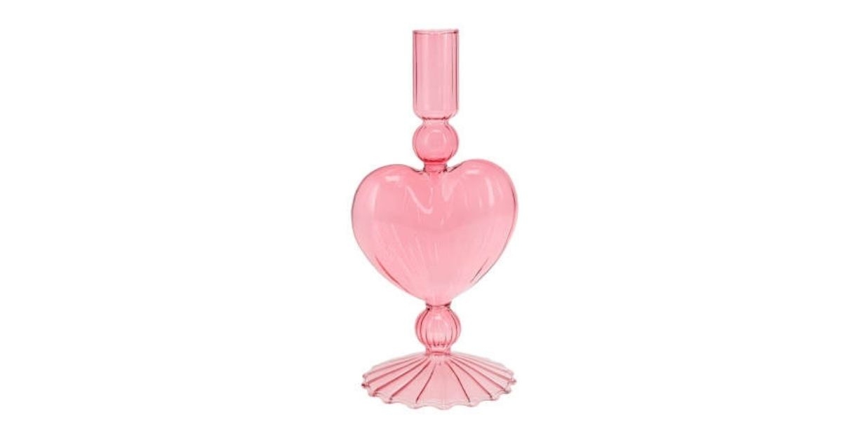 heart candle holder