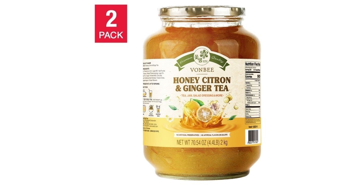 honey citron ginger tea