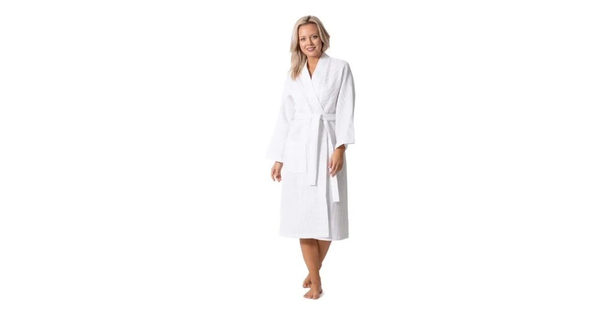 Turkish linen bath robe