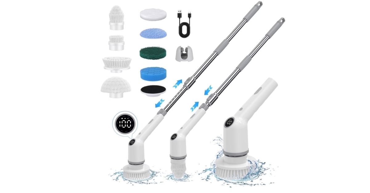 electric spin scrubber