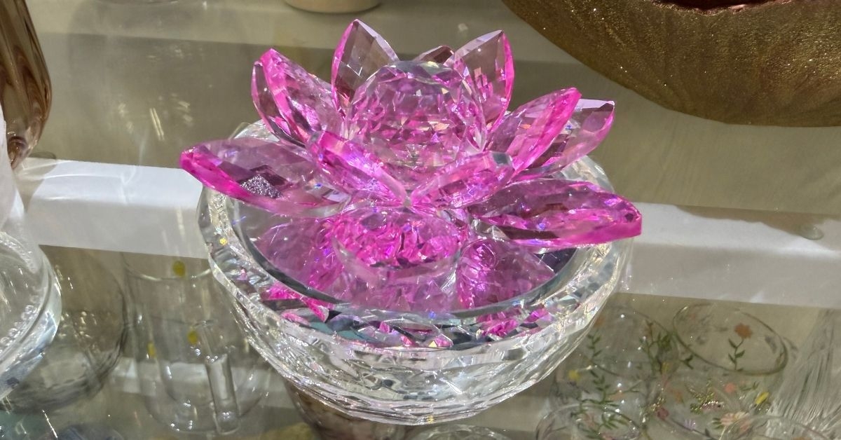 homegoods crystal flower