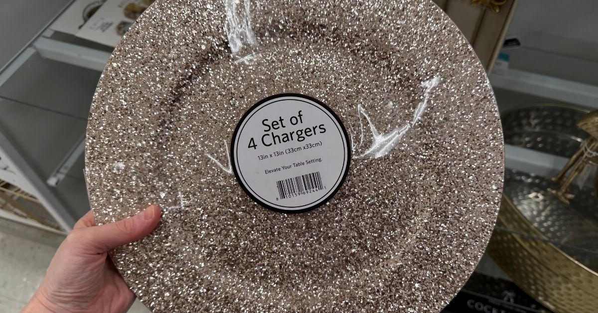 homegoods sparkle chargers 