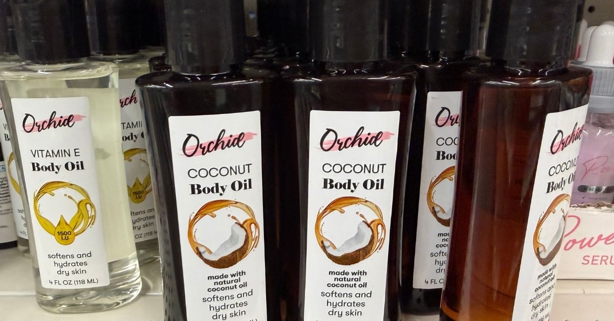 orchid coconut body oil