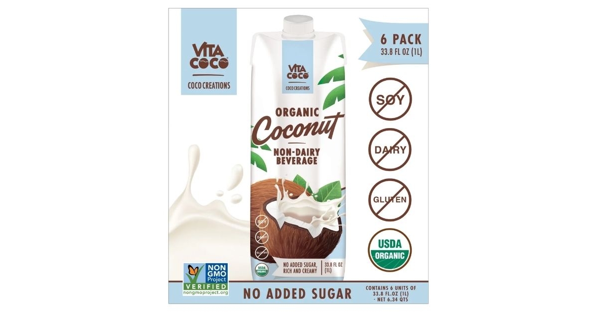 costco vita coco organic coconut non dairy beverage