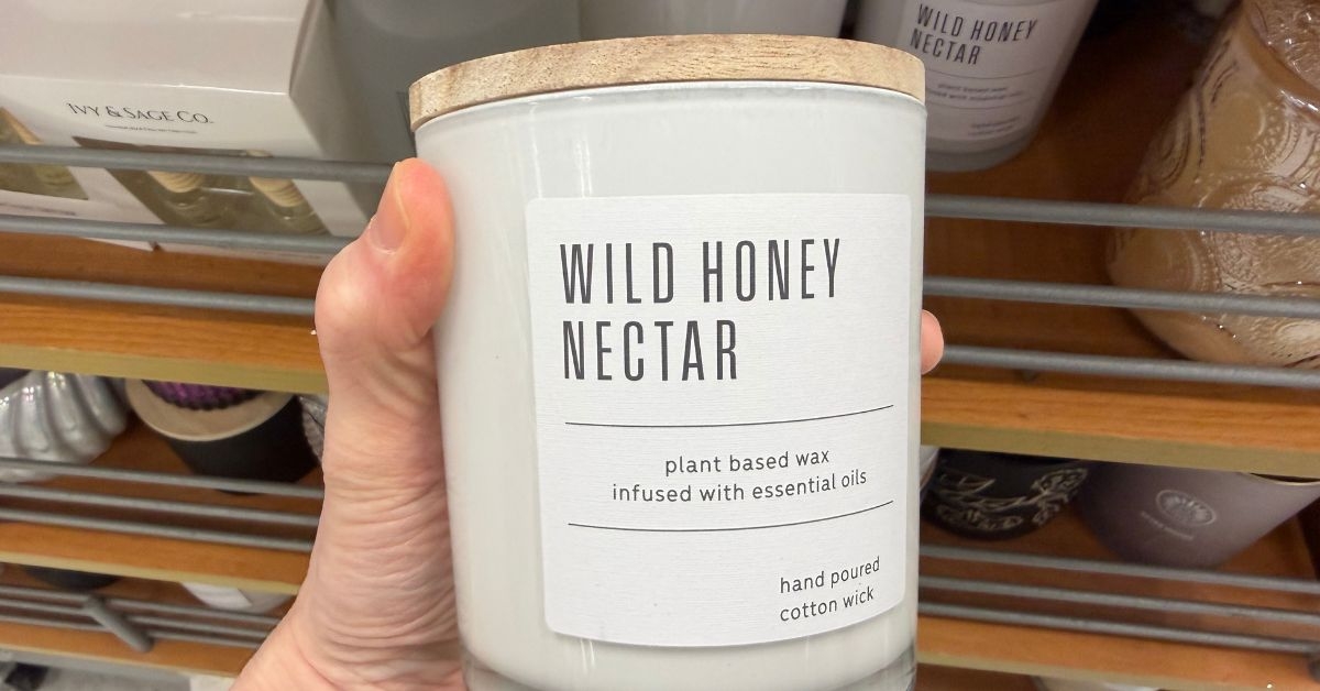 wild honey nectar candle