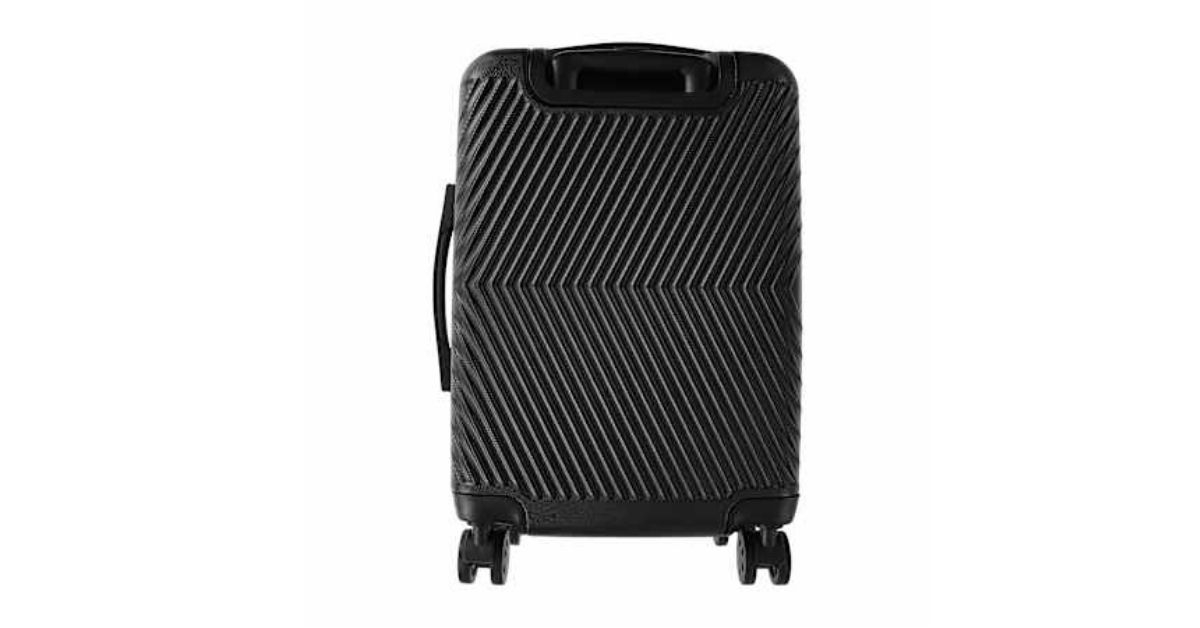 black suitcase