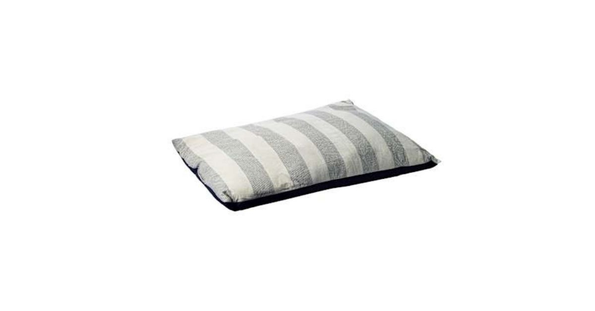 cotton stripe pet bed