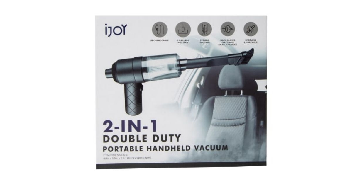 double duty portable handheld vacuum