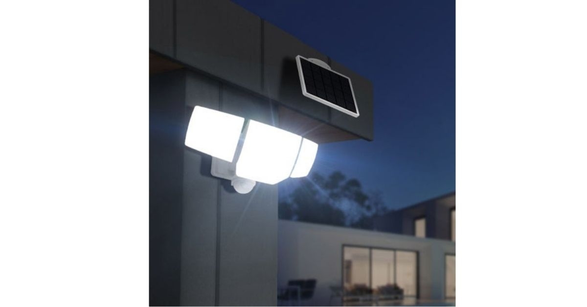 solar security led light