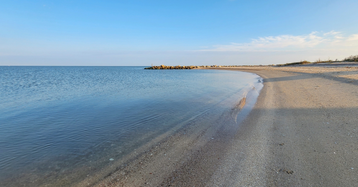 A scenic view of Indianola Beach