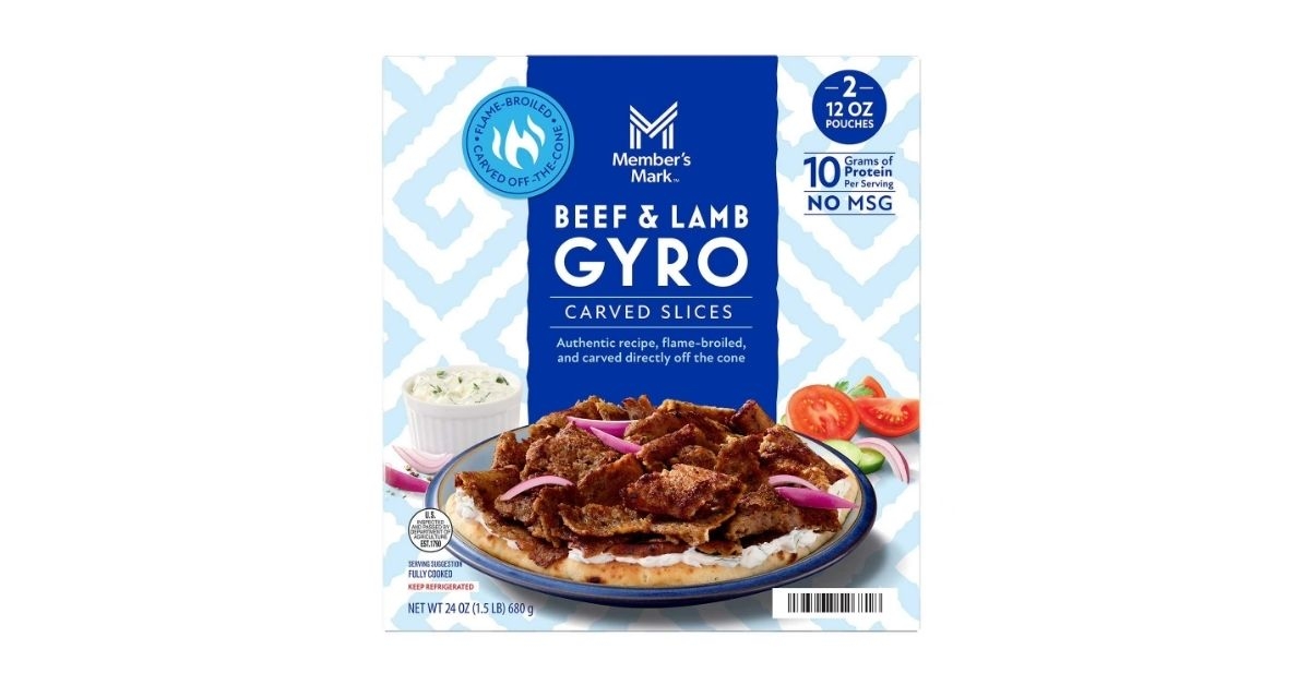 beef lamb gyro slices