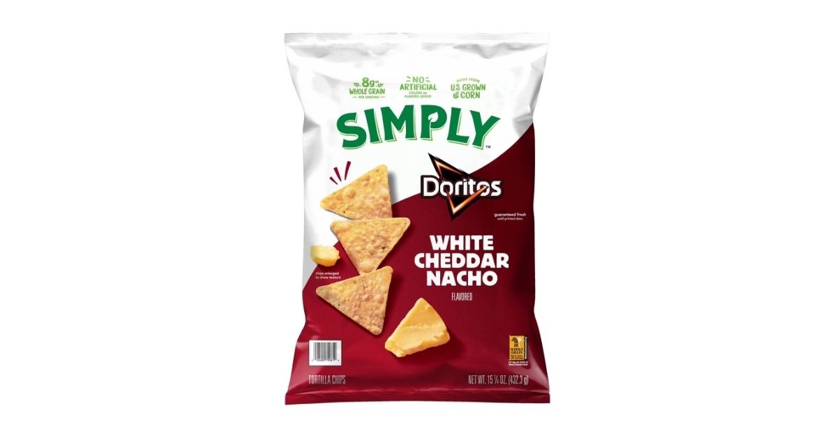 white cheddar tortilla chips