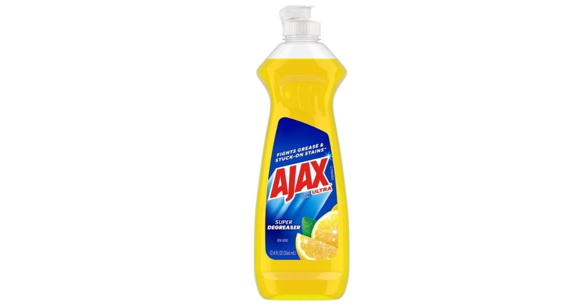 ajax ultra liquid dish soap lemon scent