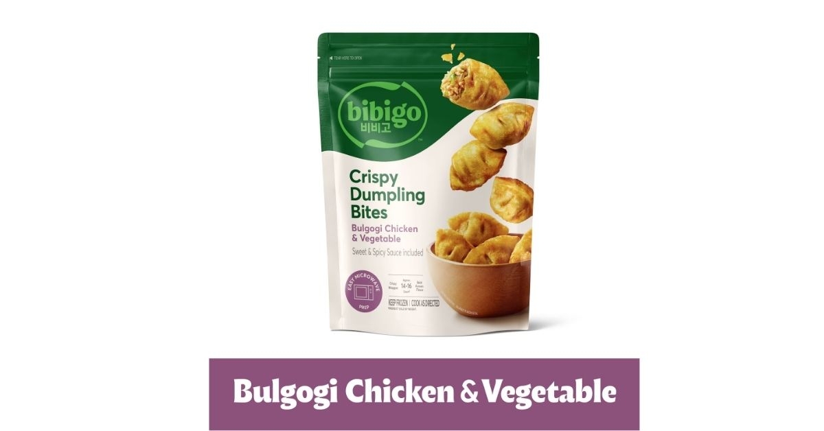 bulgogi chicken vegetable crispy frozen dumpling bites