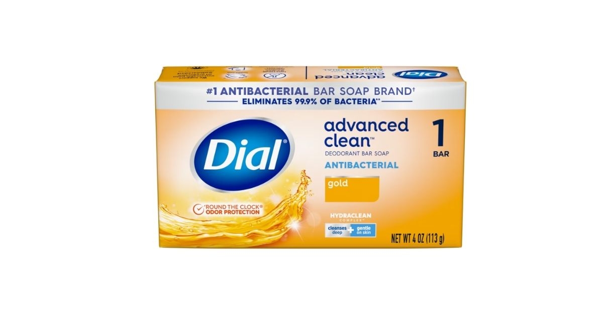 advanced clean gold antibacterial bar soap
